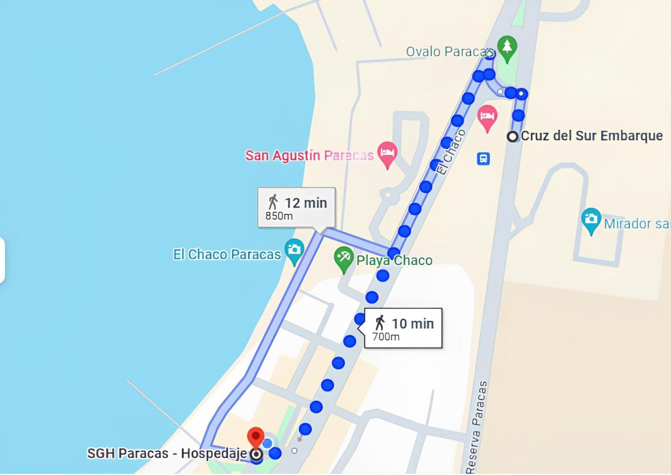 Sgh Paracas Hospedaje Dış mekan fotoğraf