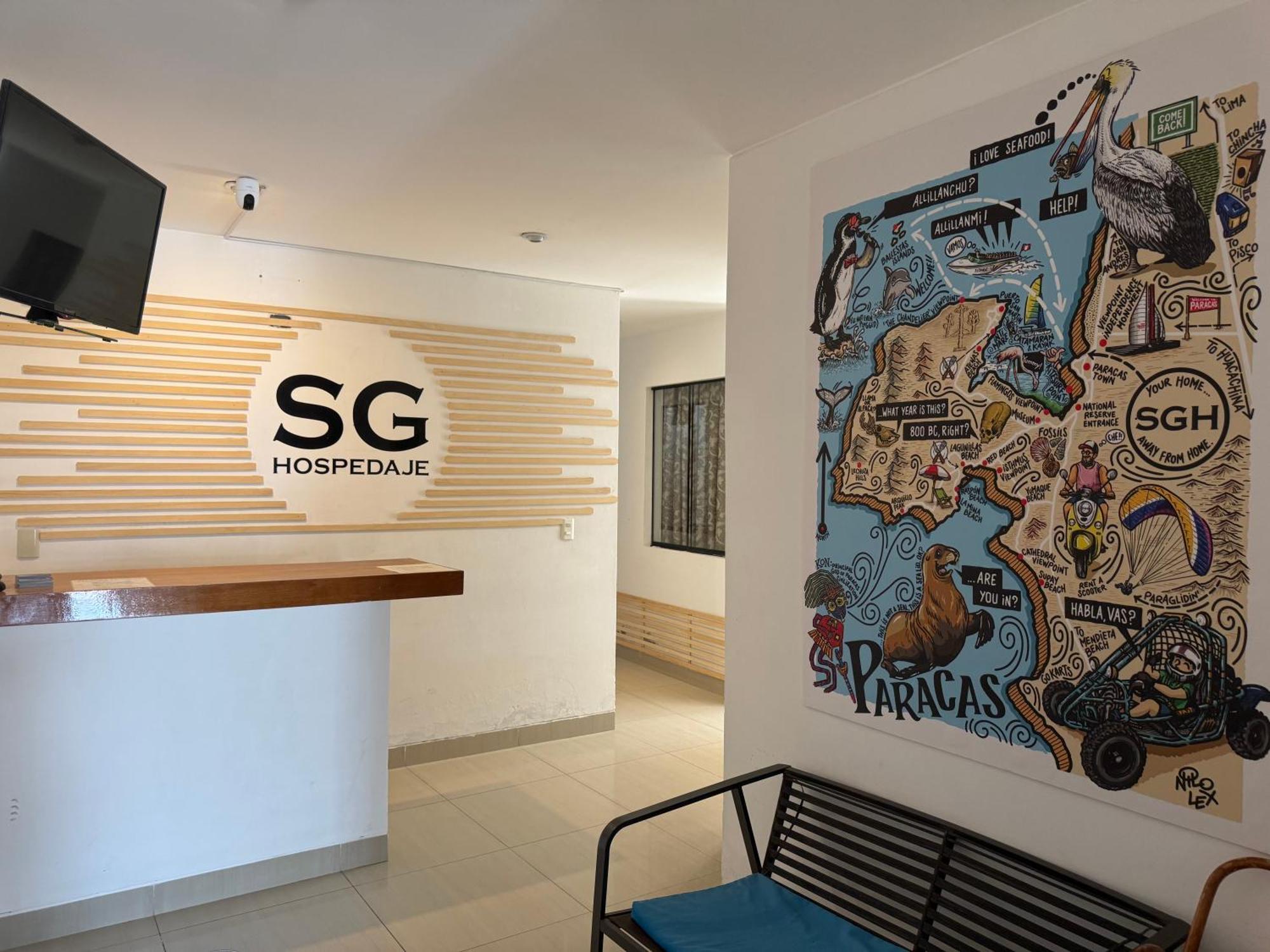 Sgh Paracas Hospedaje Dış mekan fotoğraf
